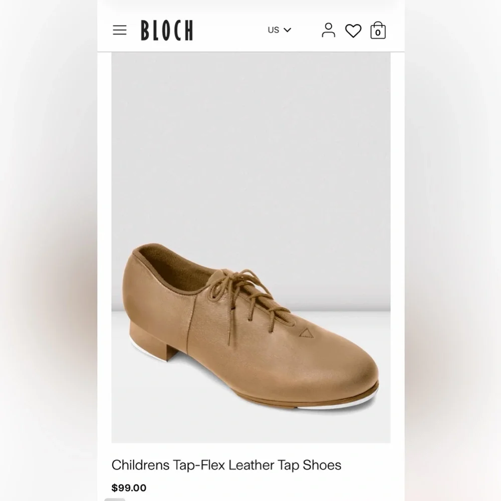 Bloch tap Shoes in Beige